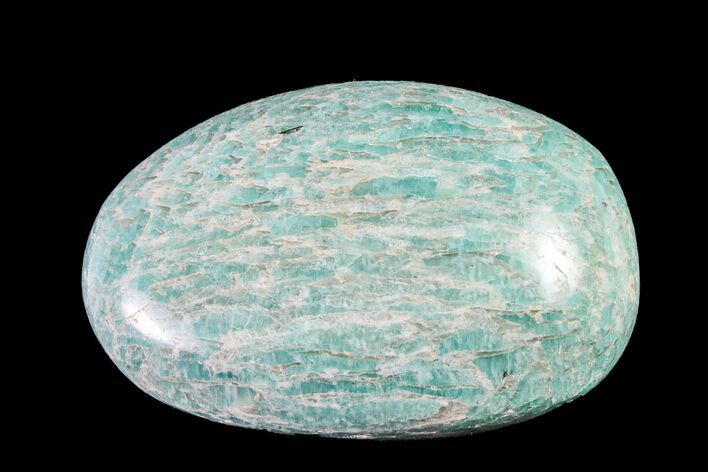 Polished Graphic Amazonite Pebble #158394